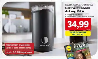 Lidl Elektryczny młynek do kawy 180 w Silvercrest oferta