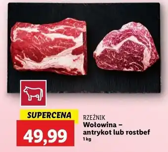 Lidl Stek z rostbefu wołowego Rzeźnik Codzienna Dostawa oferta