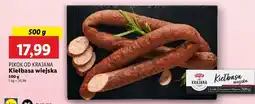 Lidl Kiełbasa wiejska Pikok Od Krajana oferta