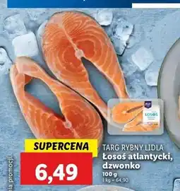 Lidl Łosoś atlantycki dzwonko Targ Rybny Lidla oferta