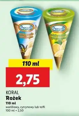 Lidl Rożek waniliowy Koral oferta