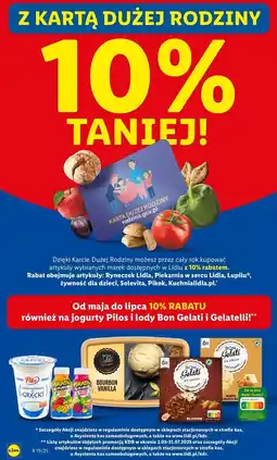 Lidl Lody bourbon vanilla Bon Gelati oferta
