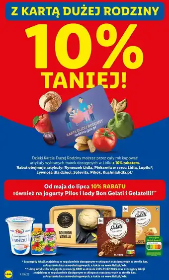 Lidl Lody bourbon vanilla Bon Gelati oferta