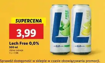 Lidl Piwo Lech Free Pomelo I Grejpfrut oferta