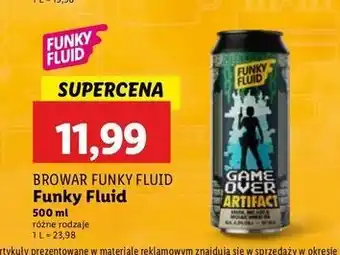 Lidl Piwo Browar Funky Fluid Game Over Artifact oferta