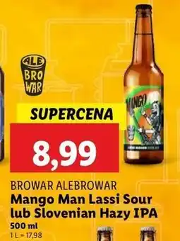 Lidl Piwo slovenian hazu ipa Alebrowar oferta