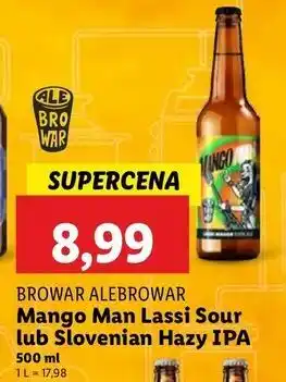 Lidl Piwo slovenian hazu ipa Alebrowar oferta