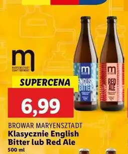 Lidl Piwo Maryensztadt English Bitter oferta