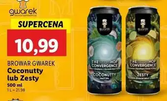 Lidl Piwo coconutty Gwarek oferta