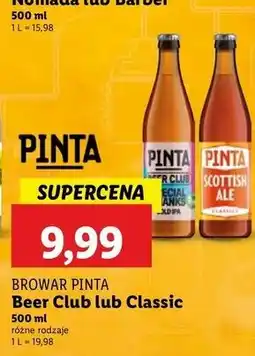 Lidl Piwo wild ipa Pinta Beer Club oferta