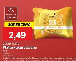 Lidl Wafle średnie kukurydziane o smaku sera Good Food oferta