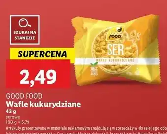 Lidl Wafle średnie kukurydziane o smaku sera Good Food oferta
