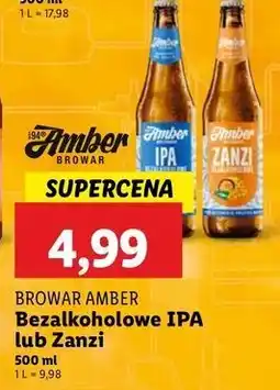 Lidl Piwo Amber Zanzi oferta