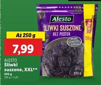 Lidl Śliwki suszone Alesto oferta