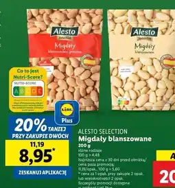Lidl Migdały łuskane Alesto oferta