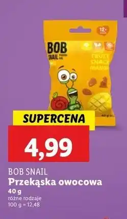 Lidl Przekąska mango Bob Snail oferta