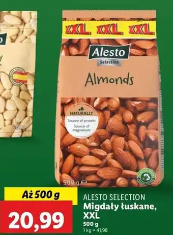 Lidl Migdały łuskane Alesto oferta