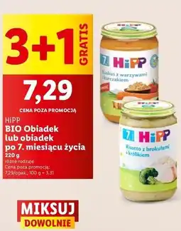 Lidl Kuskus z warzywami i kurczakiem Hipp Bio oferta