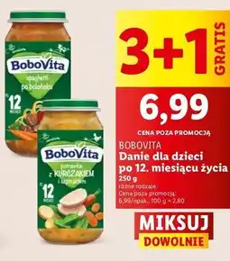 Lidl Potrawka z kurczakiem i szpinakiem Bobovita oferta