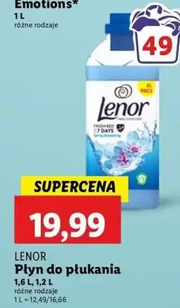 Lidl Płyn do płukania spring awakening Lenor Classic oferta