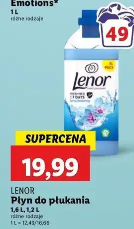 Lidl Płyn do płukania spring awakening Lenor Classic oferta