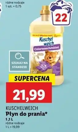 Lidl Płyn do płukania gold Kuschelweich oferta