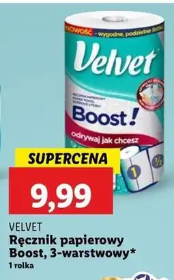Lidl Ręcznik papierowy Velvet Boost! oferta
