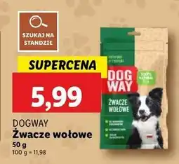 Lidl Żwacze wołowe Dogway oferta