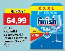Lidl Tabletki do zmywarek lemon Finish Classic oferta