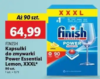 Lidl Tabletki do zmywarek lemon Finish Classic oferta