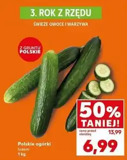 Kaufland Ogórek zielony polska oferta