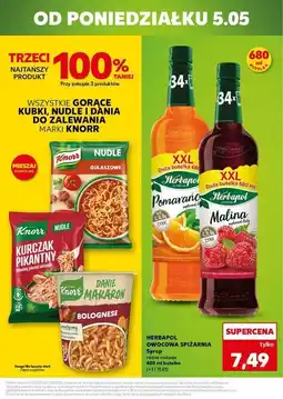 Kaufland Makaron bolognese Knorr oferta