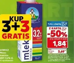 Kaufland Mleko 3.2 % Łowicz 1906 Łowickie oferta