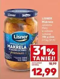 Kaufland Makrela opiekana w zalewie octowej Lisner oferta