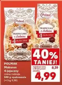 Kaufland Makaron 4-jajeczny łazanki Polmak oferta