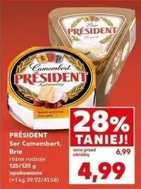 Kaufland Ser brie z orzechami President oferta