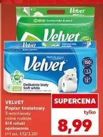 Kaufland Papier toaletowy rumianek Velvet Podwójnie Długi oferta