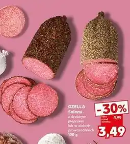 Kaufland Salami w ziołach prowansalskich Gzella oferta