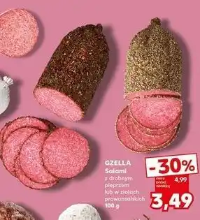 Kaufland Salami w ziołach prowansalskich Gzella oferta