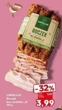 Kaufland Boczek bez dodatku e Lukullus oferta