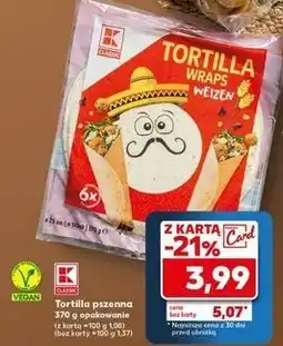 Kaufland Tortilla wraps K-Classic oferta