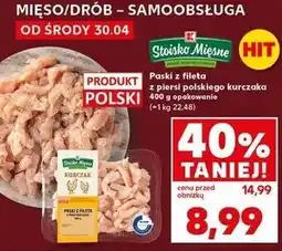 Kaufland Paski z fileta piersi kurczaka Stoisko Mięsne oferta