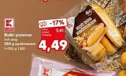 Kaufland Bułki pszenne hot dog K-Classic oferta