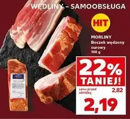 Kaufland Boczek surowy wędzony Morliny oferta