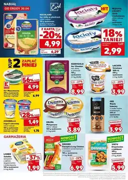 Kaufland Serek śmietankowy z czosnkiem Łaciaty oferta