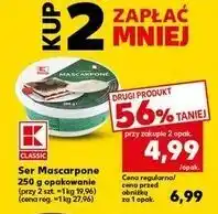 Kaufland Mascarpone K-Classic oferta