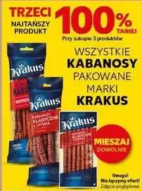 Kaufland Kabanosy klasyczne Krakus Animex oferta