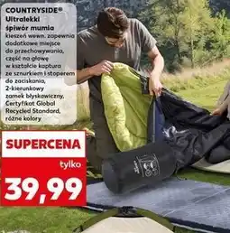 Kaufland Śpiwór mumia z kieszenią i torbą 220 x 80 cm K-Classic Countryside oferta