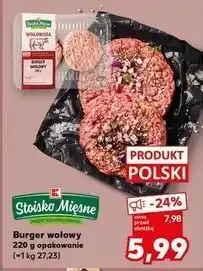 Kaufland Burger wołowy Stoisko Mięsne oferta
