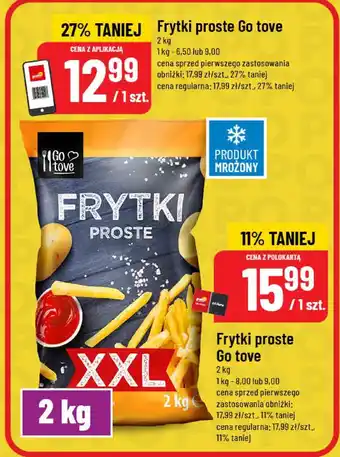 Polomarket Frytki proste Go tove 2kg oferta